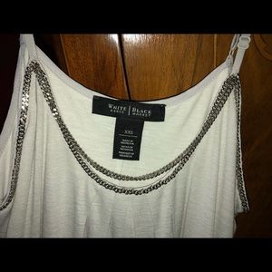 NWT White House Black Market Light grey top